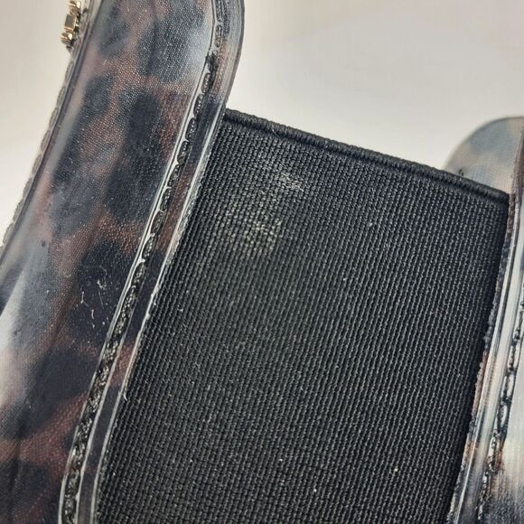 Sam Edelman Tinsley Rain Chelsea Booties Pull on Leopard Size 6 - Picture 9 of 12